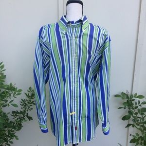 Tommy Hilfiger Sz XL Classic Fit Stripe Men Shirt